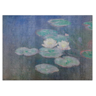 Claude Monet - Water Lilies, Evening Effect Cutting Board