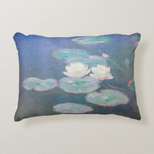 Claude Monet - Water Lilies, Evening Effect Decorative Cushion