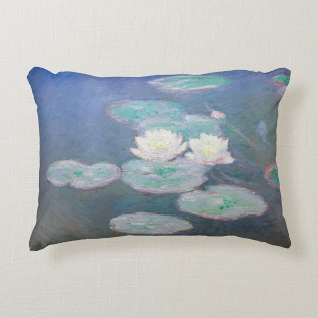 Claude Monet - Water Lilies, Evening Effect Decorative Cushion (Front)