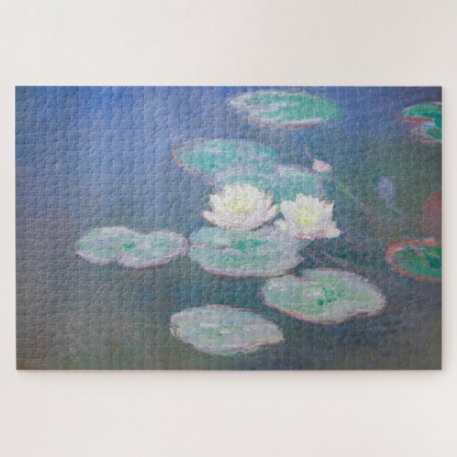 Claude Monet - Water Lilies, Evening Effect Jigsaw Puzzle (Horizontal)