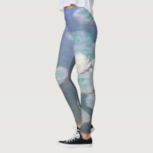 Claude Monet - Water Lilies, Evening Effect Leggings