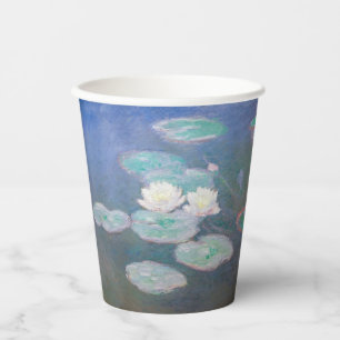 Claude Monet - Water Lilies, Evening Effect Paper Cups