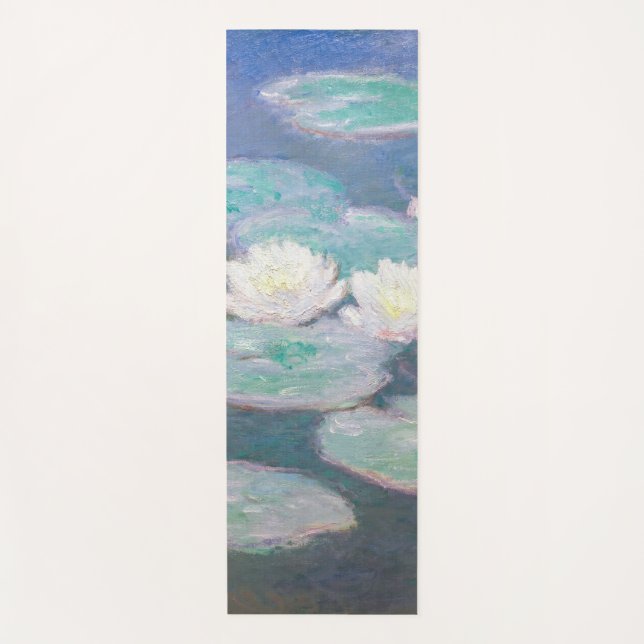 Claude Monet - Water Lilies, Evening Effect Yoga Mat (Front)