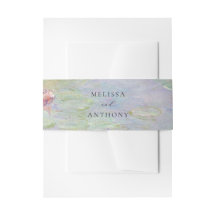 Claude Monet Water Lilies Fine Art Wedding