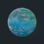 Claude Monet. Water Lilies. French impressionism 3 Cm Round Badge<br><div class="desc">Claude Monet "Water Lilies" button.</div>