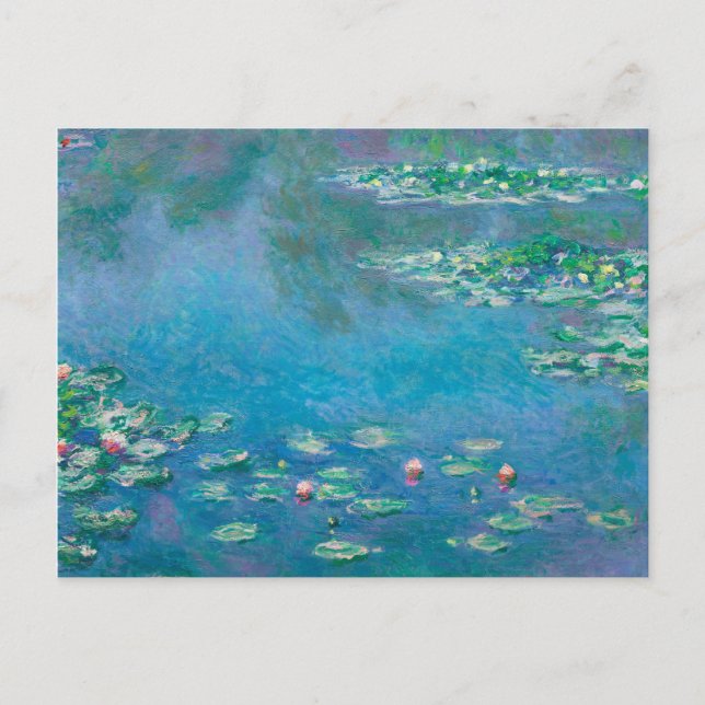 Claude Monet. Water Lilies. French impressionism Postcard (Front)