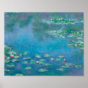 Claude Monet. Water Lilies. French impressionism Poster