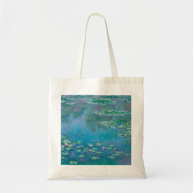 Claude Monet. Water Lilies. French impressionism Tote Bag (Front)