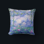 Claude Monet Water Lilies French Impressionist Art Cushion<br><div class="desc">Claude Monet Water Lilies French Impressionist Art
Water Lilies (or Nympheas ) is a series of approximately 250 oil paintings by French Impressionist Claude Monet. The paintings depict Monet's flower garden at Giverny.</div>