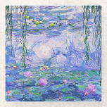 Claude Monet Water Lilies French Impressionist Art Glass Coaster<br><div class="desc">Claude Monet Water Lilies French Impressionist Art
Water Lilies (or Nympheas ) is a series of approximately 250 oil paintings by French Impressionist Claude Monet. The paintings depict Monet's flower garden at Giverny.</div>
