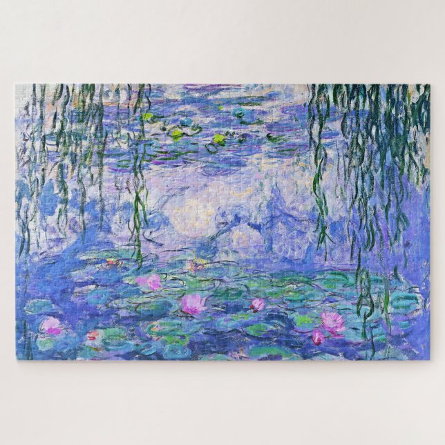 Claude Monet Water Lilies French Impressionist Art Jigsaw Puzzle (Horizontal)