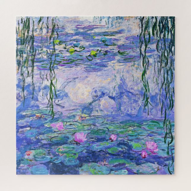 Claude Monet Water Lilies French Impressionist Art Jigsaw Puzzle (Horizontal)