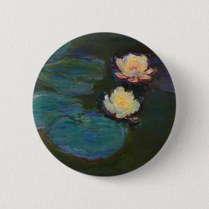 Claude Monet Water Lilies Impressionist Oil Art 6 Cm Round Badge