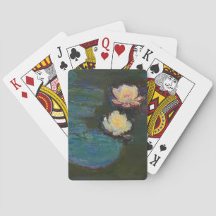Claude Monet Water Lilies Impressionist Oil Art Playing Cards