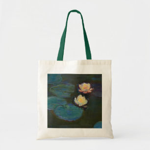 Claude Monet Water Lilies Impressionist Oil Art Tote Bag