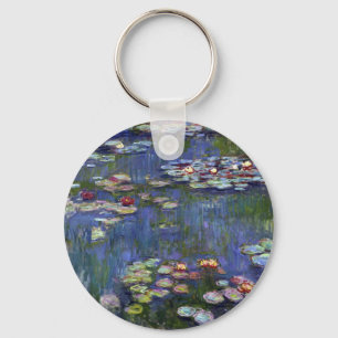 Claude Monet Water Lilies Key Ring