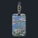 Claude Monet // Water Lilies Luggage Tag<br><div class="desc">Water Lilies is a series of approxiamately 250 oil paintings by French Impressionist Claude Monet (1840-1926). The paintings depict Monet's flower garden at Giverny and were the main focus of Monet's artistic production during the last thirty years of his life. This reproduction is high resolution and true to the original...</div>