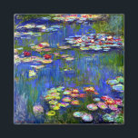 Claude Monet Water Lilies Magnet<br><div class="desc">Water Lilies painted by Claude Monet in 1916.</div>