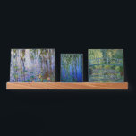 Claude Monet - Water Lilies Masterpieces Selection Picture Ledge<br><div class="desc">Claude Monet - Water Lilies Masterpieces Selection</div>