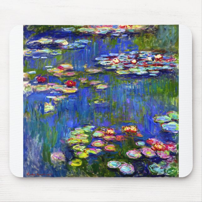 Claude Monet Water Lilies Mouse Pad (Front)