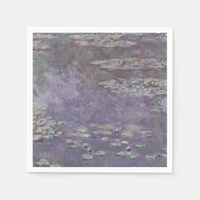 Claude Monet - Water Lilies Napkin (Front)