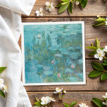 Claude Monet Water Lilies Napkin<br><div class="desc">Napkins featuring Claude Monet Water Lilies painting.</div>