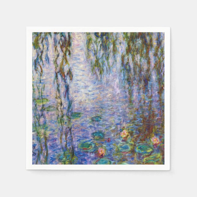 Claude Monet - Water Lilies Napkin (Front)