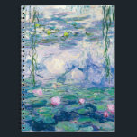 CLAUDE MONET - Water lilies Notebook<br><div class="desc">CLAUDE MONET - Water lilies
Oil on canvas; reproduction</div>