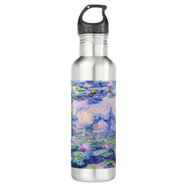 Claude Monet - Water Lilies / Nympheas 1919 710 Ml Water Bottle (Front)