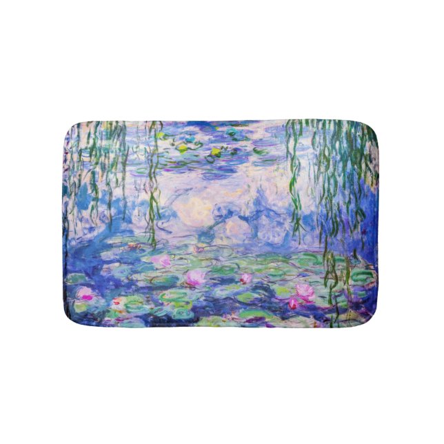 Claude Monet - Water Lilies / Nympheas 1919 Bath Mat (Front)
