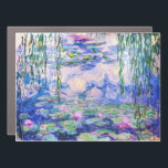 Claude Monet - Water Lilies / Nympheas 1919 Car Magnet<br><div class="desc">Water Lilies / Nympheas (W.1852) - Claude Monet,  Oil on Canvas,  1916-1919</div>