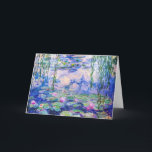 Claude Monet - Water Lilies / Nympheas 1919 Card<br><div class="desc">Water Lilies / Nympheas (W.1852) - Claude Monet,  Oil on Canvas,  1916-1919</div>