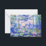 Claude Monet - Water Lilies / Nympheas 1919 Card<br><div class="desc">Water Lilies / Nympheas (W.1852) - Claude Monet,  Oil on Canvas,  1916-1919</div>