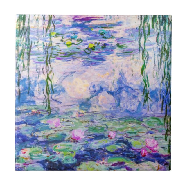 Claude Monet - Water Lilies / Nympheas 1919 Ceramic Tile (Front)