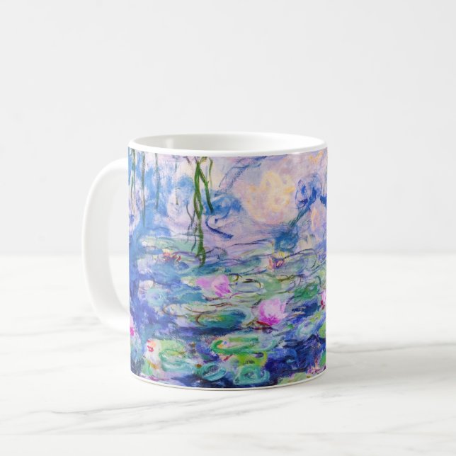 Claude Monet - Water Lilies / Nympheas 1919 Coffee Mug (Front Left)
