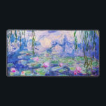 Claude Monet - Water Lilies / Nympheas 1919 Desk Mat<br><div class="desc">Water Lilies / Nympheas (W.1852) - Claude Monet,  Oil on Canvas,  1916-1919</div>