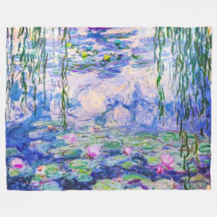 Claude Monet - Water Lilies / Nympheas 1919 Fleece Blanket