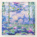 Claude Monet - Water Lilies / Nympheas 1919 Glass Coaster<br><div class="desc">Water Lilies / Nympheas (W.1852) - Claude Monet,  Oil on Canvas,  1916-1919</div>