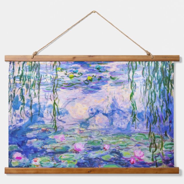Claude Monet - Water Lilies / Nympheas 1919 Hanging Tapestry (Front)