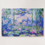 Claude Monet - Water Lilies / Nympheas 1919 Jigsaw Puzzle<br><div class="desc">Water Lilies / Nympheas (W.1852) - Claude Monet,  Oil on Canvas,  1916-1919</div>
