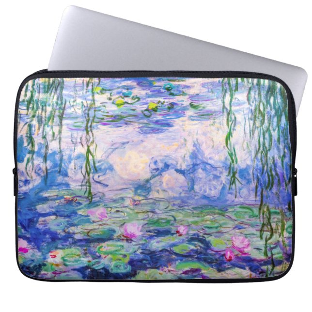 Claude Monet - Water Lilies / Nympheas 1919 Laptop Sleeve (Front)