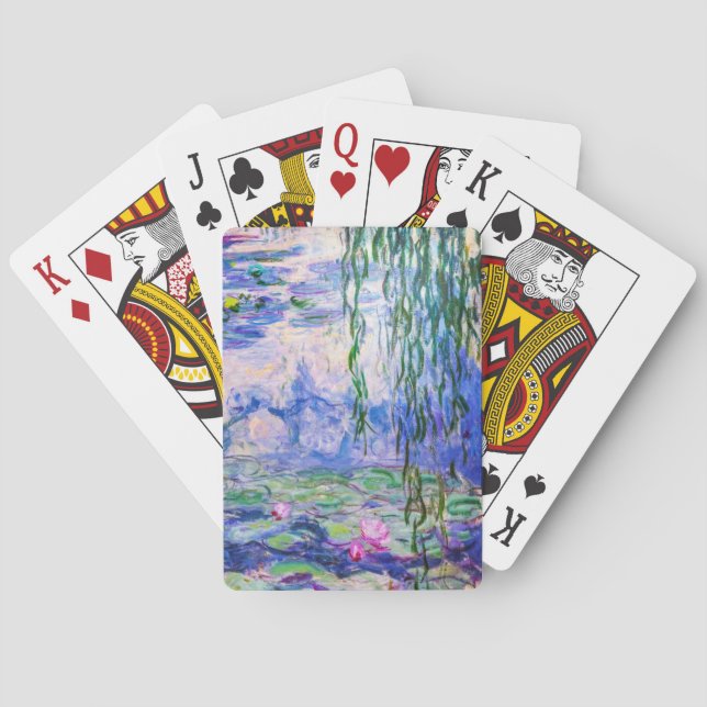 Claude Monet - Water Lilies / Nympheas 1919 Playing Cards (Back)