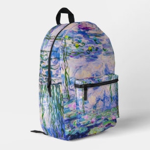Claude Monet - Water Lilies / Nympheas 1919 Printed Backpack
