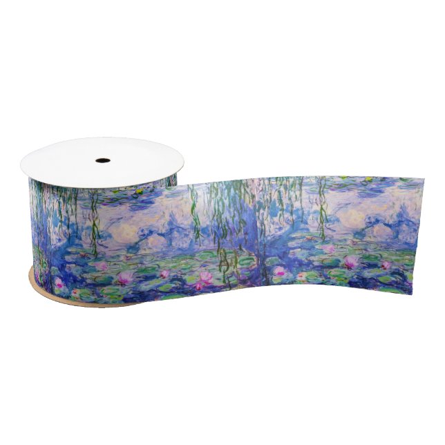 Claude Monet - Water Lilies / Nympheas 1919 Satin Ribbon (Spool)