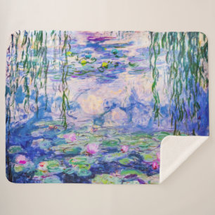 Claude Monet - Water Lilies / Nympheas 1919 Sherpa Blanket