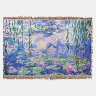 Claude Monet - Water Lilies / Nympheas 1919 Throw Blanket