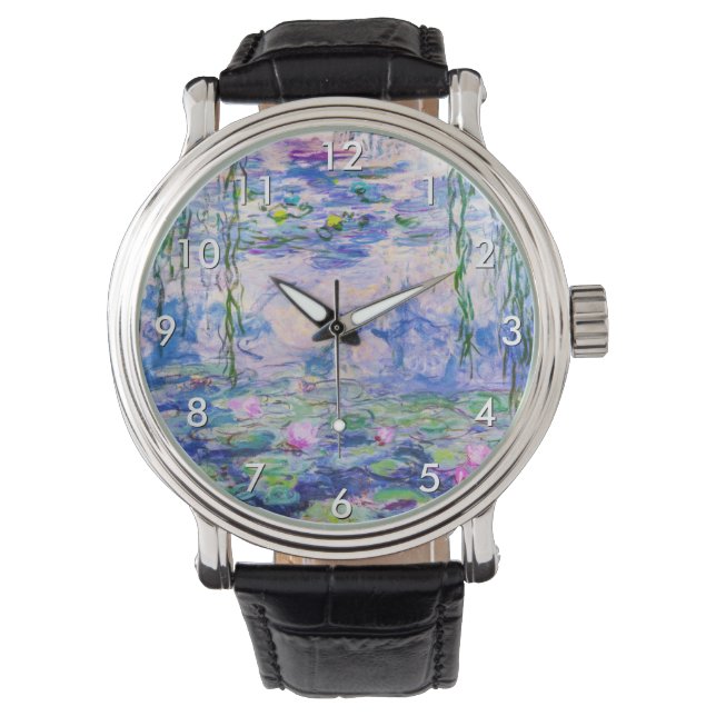 Claude Monet - Water Lilies / Nympheas 1919 Watch (Front)