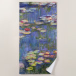Claude Monet - Water Lilies / Nympheas Beach Towel<br><div class="desc">Water Lilies / Nympheas - Claude Monet,  1916</div>