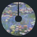 Claude Monet - Water Lilies / Nympheas Brushed Polyester Tree Skirt<br><div class="desc">Water Lilies / Nympheas - Claude Monet,  1916</div>