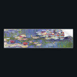 Claude Monet - Water Lilies / Nympheas Bumper Sticker<br><div class="desc">Water Lilies / Nympheas - Claude Monet,  1916</div>